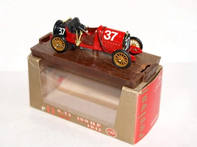 BRUMM ORO 1/43 R11 FIAT S.74 190 HP CORSA 1911 #37 VOITURE MINIATURE AUTOMOBILE - Photo 1/4