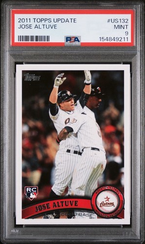 2011 Topps Update Jose Altuve Rookie #US132 PSA 9