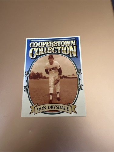1995 Don Drysdale Cooperstown Collection Starting Lineup Card - Picture 2 of 3