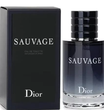 Authentic Sauvage by Christian Dior 2 oz EDT Cologne for Men New In Box