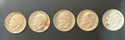 Lot of (5)Roosevelt Dimes. Mixed Dates 46-64