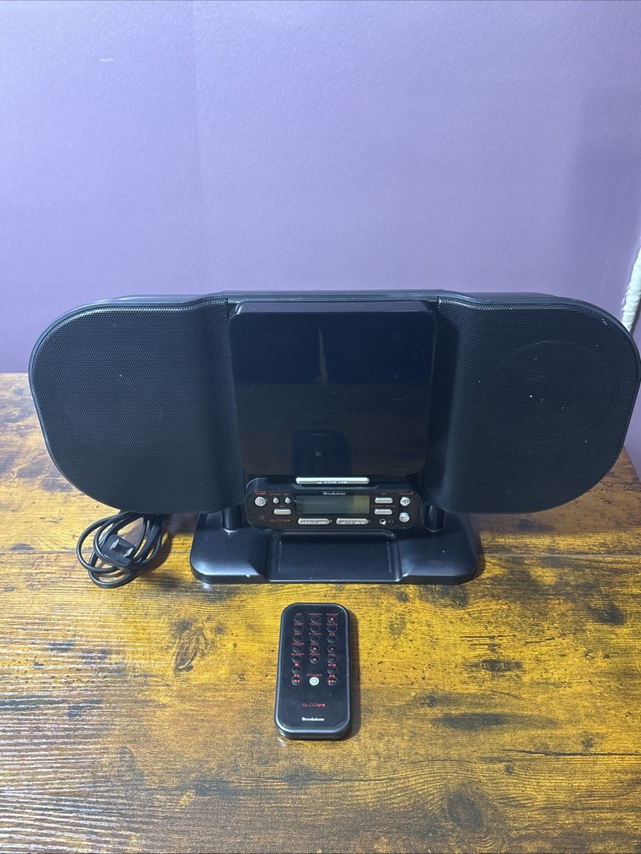 Brookstone SLCD V4 FM RADIO CD PLAYER TESTED & WORKS W/Remote | eBay
