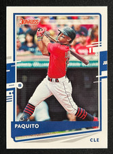 2020 Donruss Independence Day Paquito  Francisco Lindor #148b Cleveland Indians