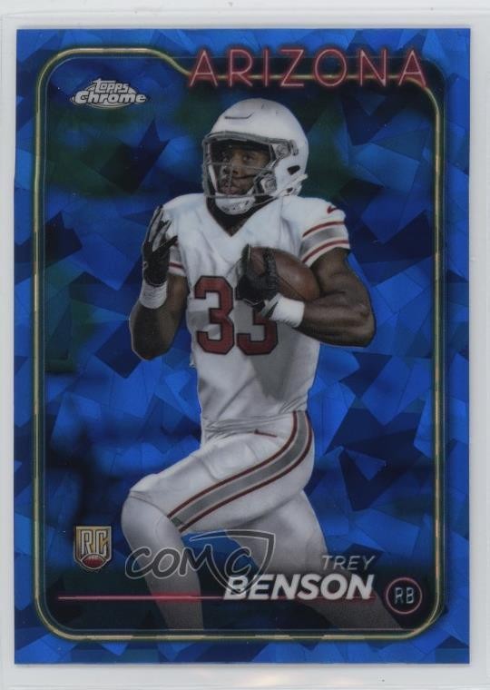 2024 Topps Chrome Sapphire Rookies Trey Benson #214 Rookie RC 11oq