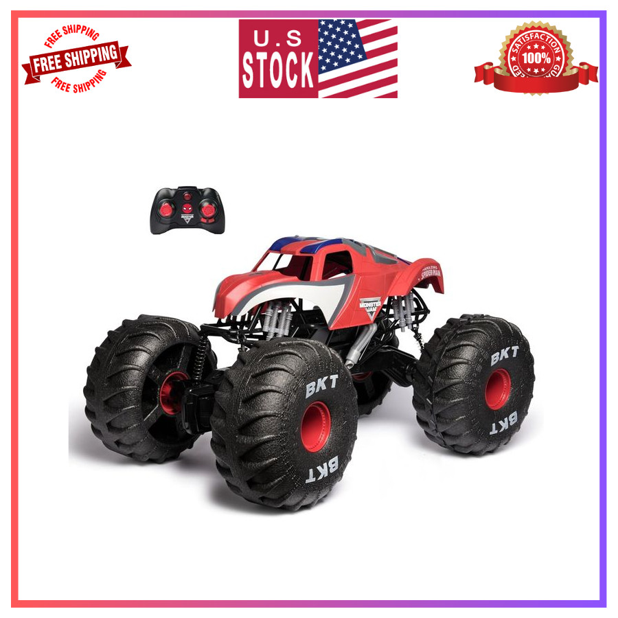 Monster Jam Marvel Mega Spider-Man RC Monster Truck, All-Ter