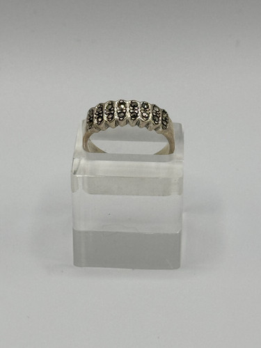 Antik Silber Ring Mit Markasit Stein Elegant Silver Zeitlos