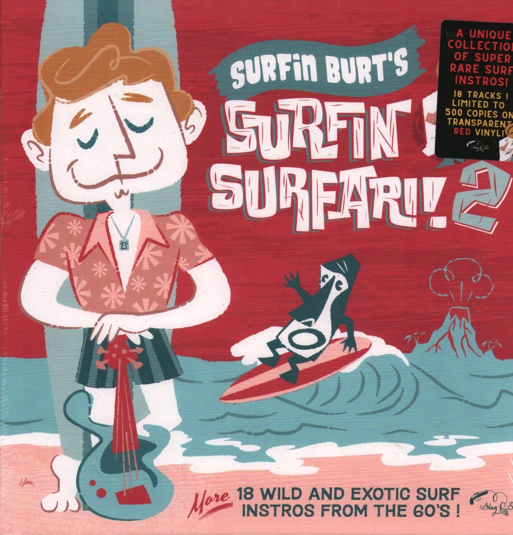 Various Artists Surfin Burt's Surfin Sarfari! 2 LP vinyl Europe Stag O Lee 2024