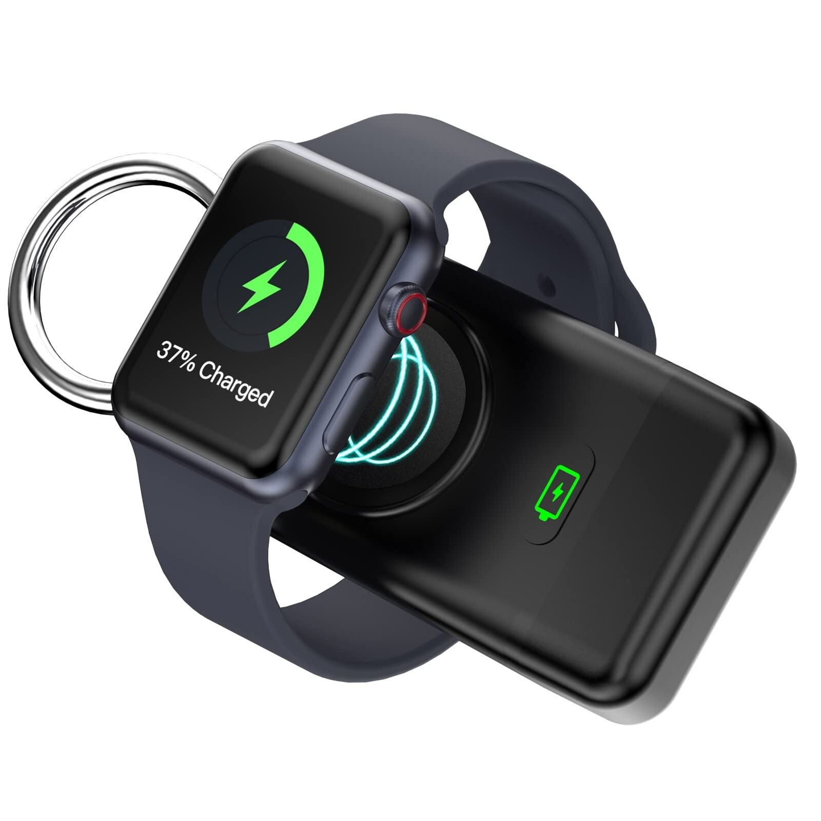 1400mAh Power Bank for Apple Watch Charger Wireless Portable Magnetic-image