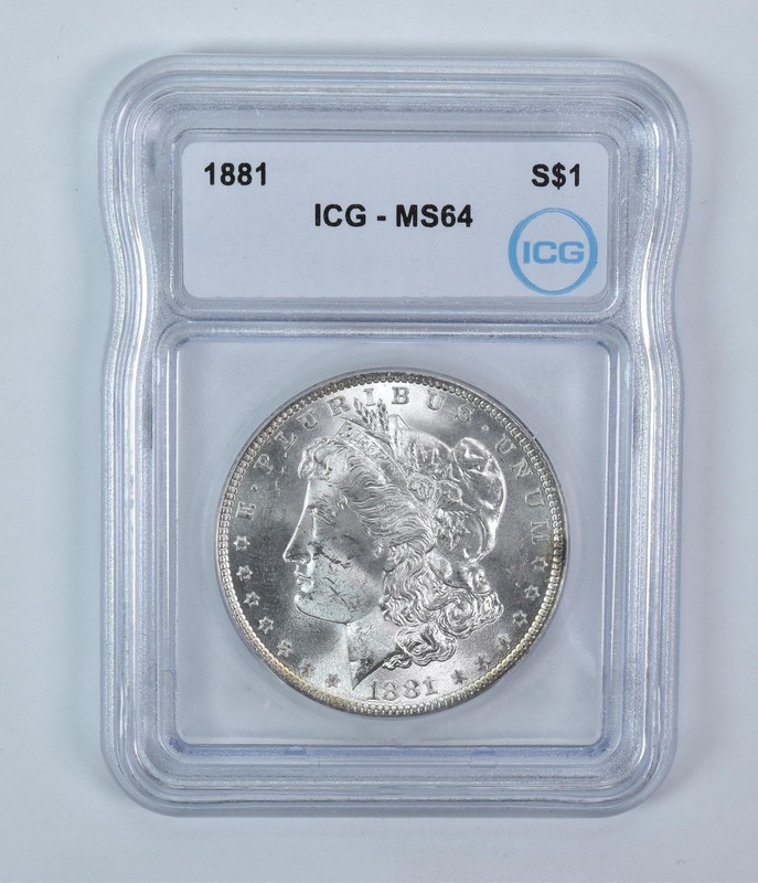 1881 Morgan Silver Dollar MS64 ICG *5674