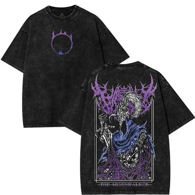 Dark Souls Artorias Abysswalker 2 sided printed Unisex Cotton tee game