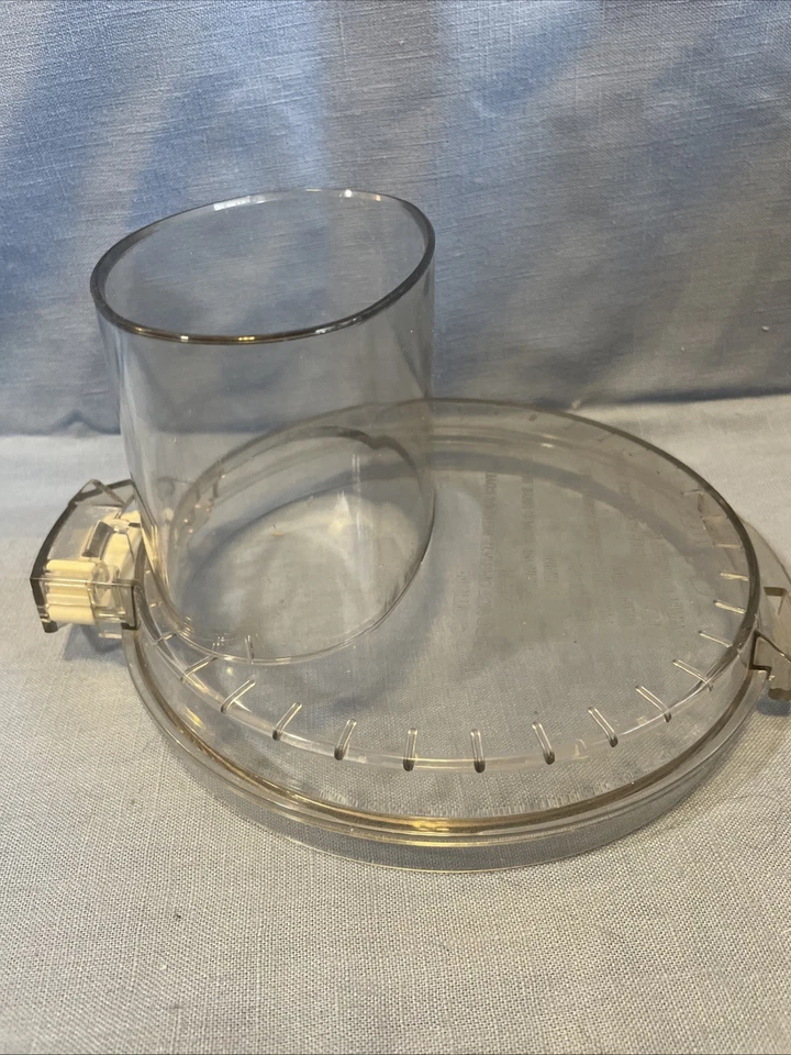 Procesador de alimentos Cuisinart DLC-7 Super Pro DLC-017B tapa SOLO repuesto ámbar Foto 2 de 4