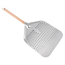 12In Pizza Perforated Shovel Paddle Short/Long Handle for Oven