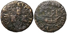 Ireland, Limerick, 17th century Token Penny, Ed Wight, three castles / ship