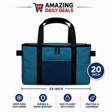 Keep Cool Insulated Reusable Shopping Bag Cooler BLUE Costco KEEPCOOL 20" W