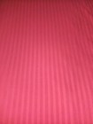 Vintage Pink Textured Striped Poly Blend Fabric One Way Stretch 1.75 Yrds X 55"W