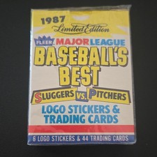 Fleer 1987 MLB Baseball's Best Sluggers vs. Pitchers Trading Card Set Sealed