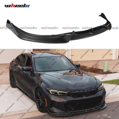For 2023-2025 BMW 320i 330i M340i G20 LCI M Sport Carbon Fiber Front Bumper Lip