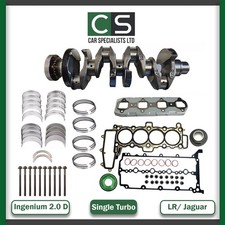 JAGUAR XF SPORTBRAKE 2.0 DIESEL 204DTD INGENIUM CRANKSHAFT FULL GASKET REBUILD