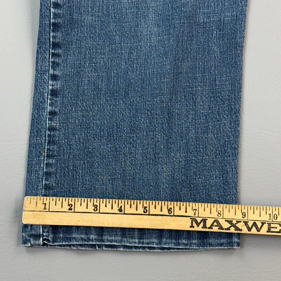 Pantalones de mezclilla Prana para hombre 34x30 34x29 lavado medio axioma tiro medio elástico recto Foto 4 de 4