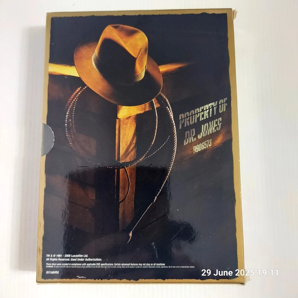 DVD Adventure Indiana Jones The Complete Collection 4 Movie Box Set Harrison For - Image 2 of 4