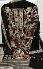 Pakistani Shalwar Kameez  Chiffon Embroidered Bust 42 With Fancy Long Duppatta