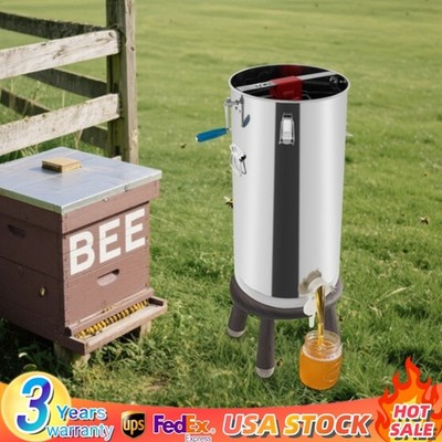 Manual Honey Spinner - Efficient Stainless Steel Honey Extractor for Beekeepers