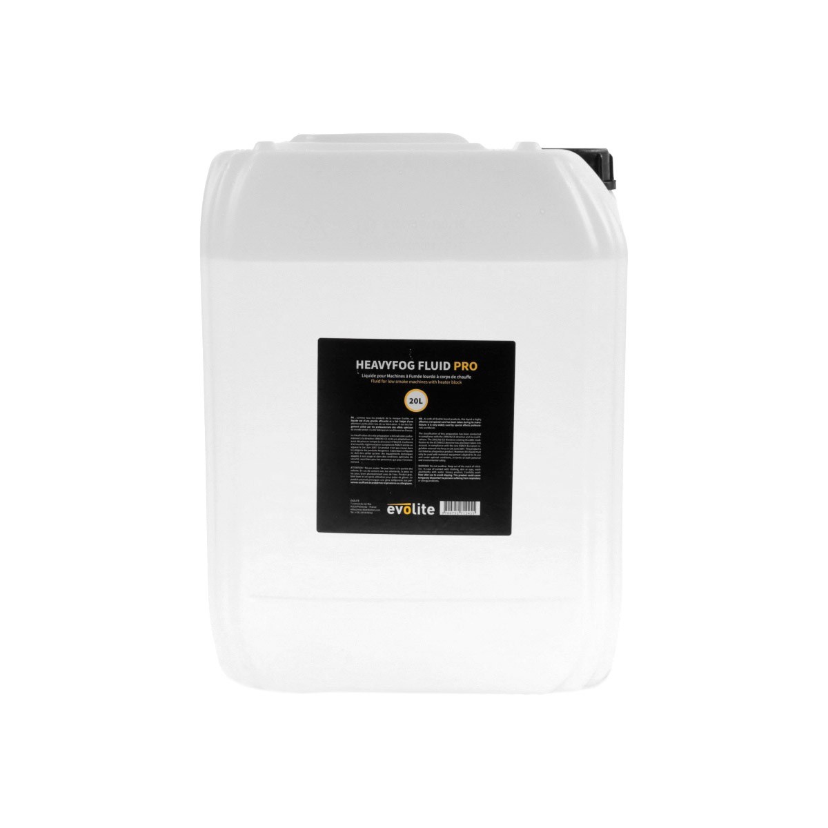 Liquides pour machines Evolite Heavyfog Fluid PRO 20L à haute densité
