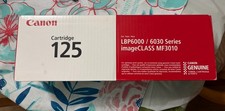 NEW OEM - CANON 125 BLACK TONER CARTRIDGE - 3483B001 - Sealed 
