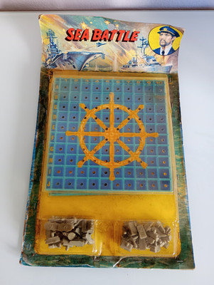 Brettspiel Vintage Seeschlacht Sea Battle 60er Jahre