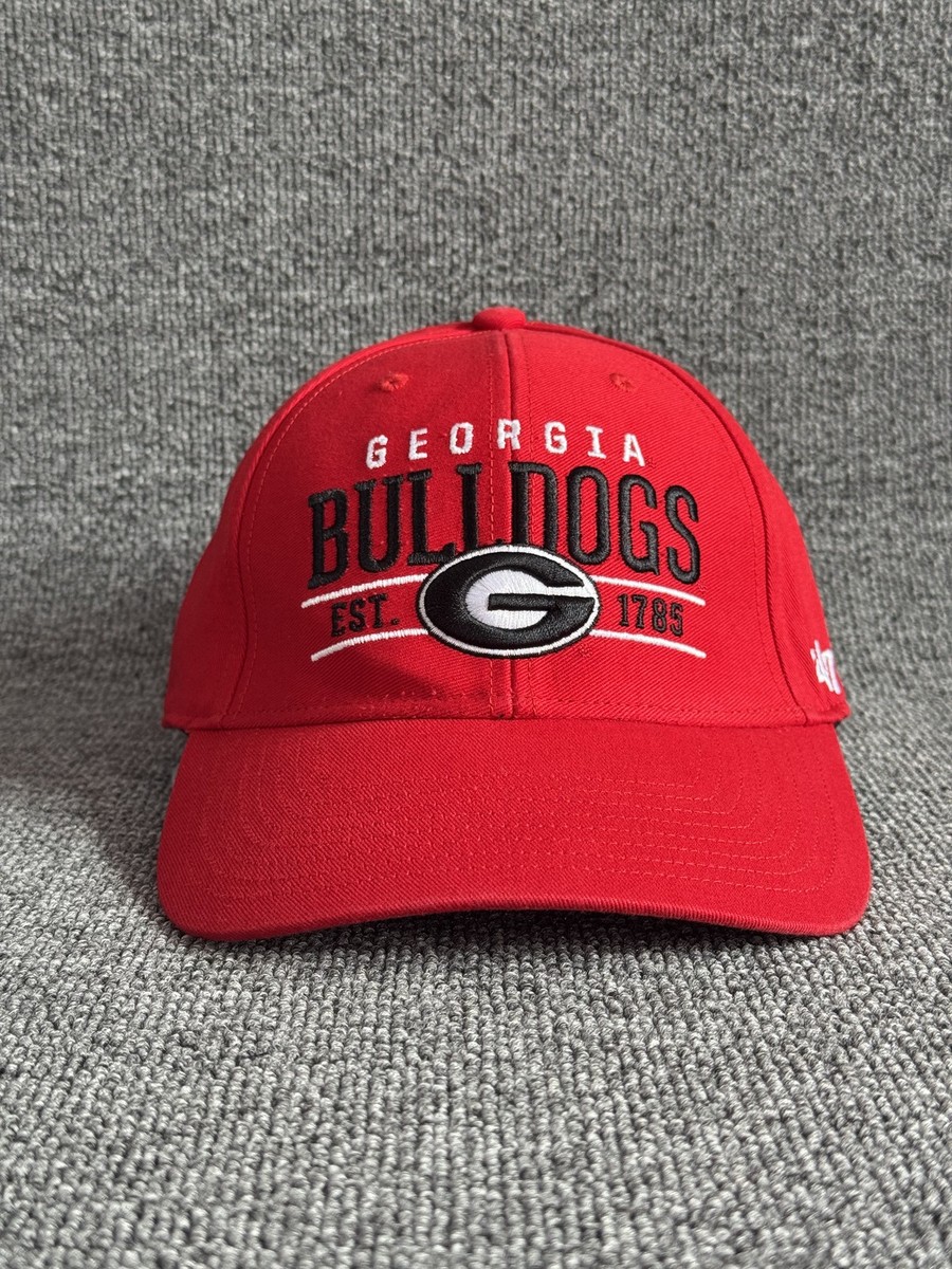 '47 Brand Georgia Bulldogs NCAA Red Strapback Hat Cap Buckle Back