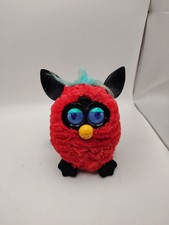 2012 Furby Boom Red Black Interactive toy. Battery Tested Unable To get Talking 