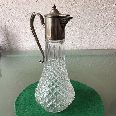 Vintage Weinkrug Claret versilbert. 12 ins hoch ca.