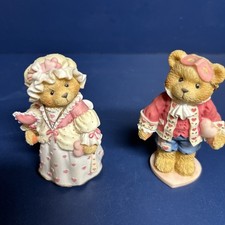 cherished teddies figurines Darla And Darrell Valentines Day Hearts Bears 1995