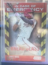 2025 Topps Stadium Club In Case of Emergency James Wood Ice-11 Nationals