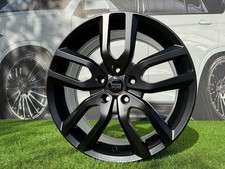 4X R17 Pouce 5X112 Racing Style Noir Demi Mat Roues : Pour Audi, VW, Seat