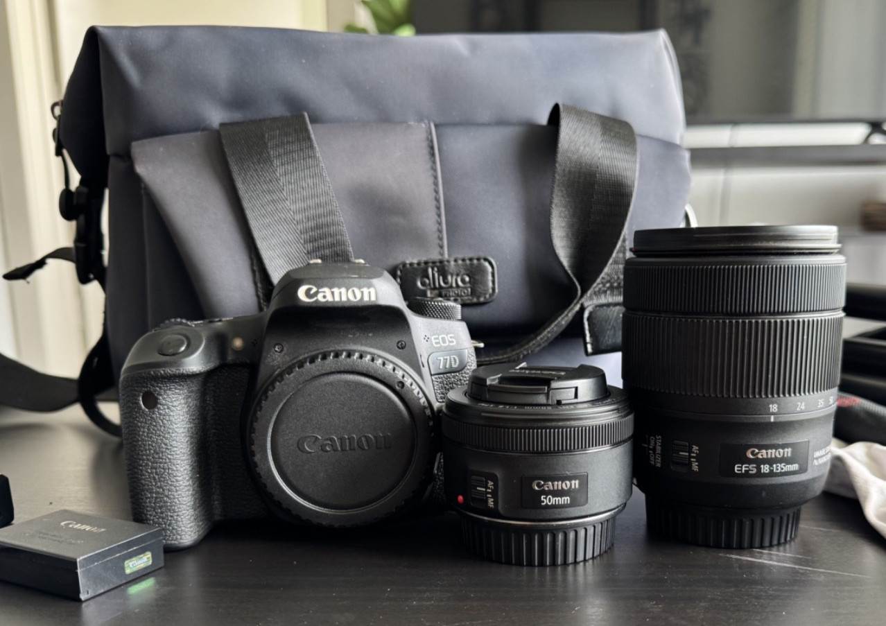 Canon EOS 77D vintage camera equipment - eBay listing photo 4