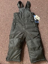 Ixtreme Outfitters Boys Snow bib Size 2T Color Black Water/Wind Resistant B59 