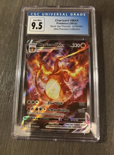 Charizard VMAX SWSH261 SWSH Promo Card Holo - CGC 9.5 Blue Label