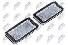NTY 2x Kennzeichenleuchte ELP-FT-003/2x für FIAT 500 312AG1A 312AXH1A 312AXM1B