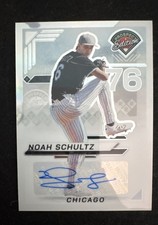 2025 Panini Prospect Edition #171 - Noah Schultz - Silver Prizm Prospect Auto