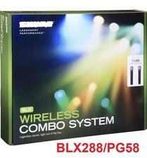 NEW BLX288/PG58 For Handheld Wireless Microphone System with 2 Microphone