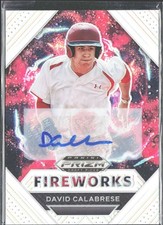 2020 Panini Prizm Draft Picks #PDP183 David Calabrese Base Auto Silver Prizm