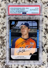 2006 Bowman Original B.B. Justin Verlander AUTO.- 05 BOWMAN D.P. PSA AUTHENTIC