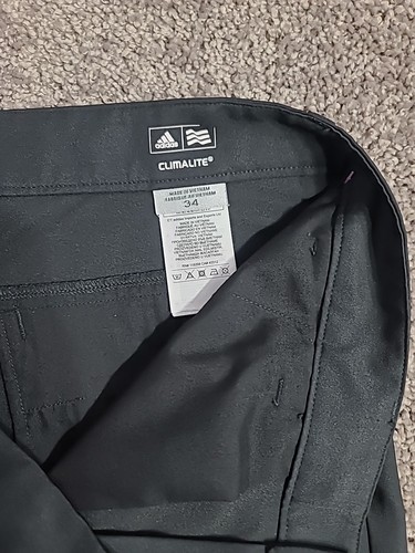 Adidas 3-Streifen Climalite Herren Golfhose Größe 34x32 Standard Fit - Bild 7 von 13