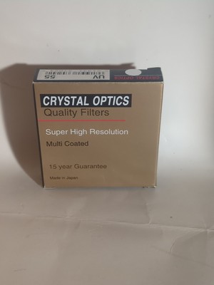 55MM Crystal Optics UV72 Super High Resolution Lens Filter, Multi Coated