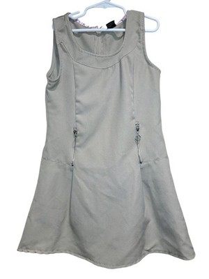 Lot of 2 U.S. Polo Assn. Girls Jumper Dresses 8&10 School Uniform Pinafore Style