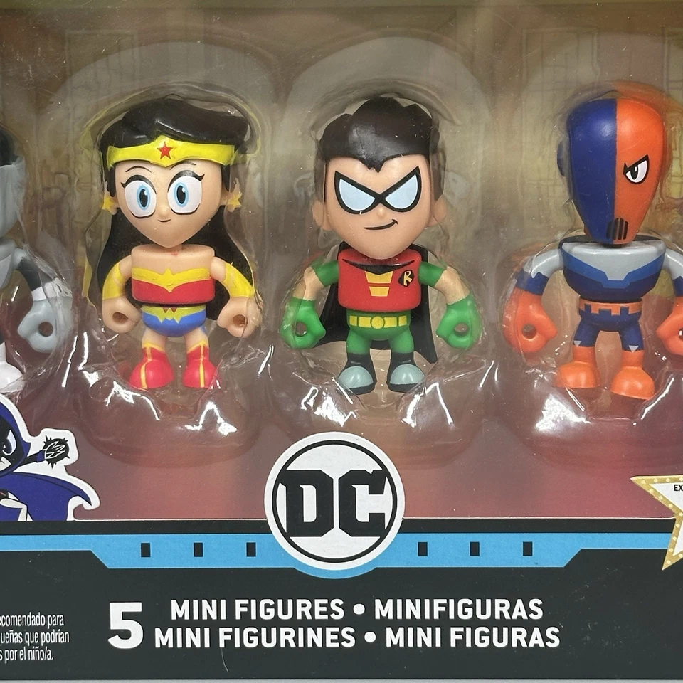 Teen Titans Go! To the Movies Mini Figures 5-Pack 2" Action Figure Set - New - Image 3 of 4