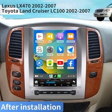 12.1 For Toyota Land Cruiser Lc100 Lexus Lx470 Car Radio Stereo Gps Carplay Usa
