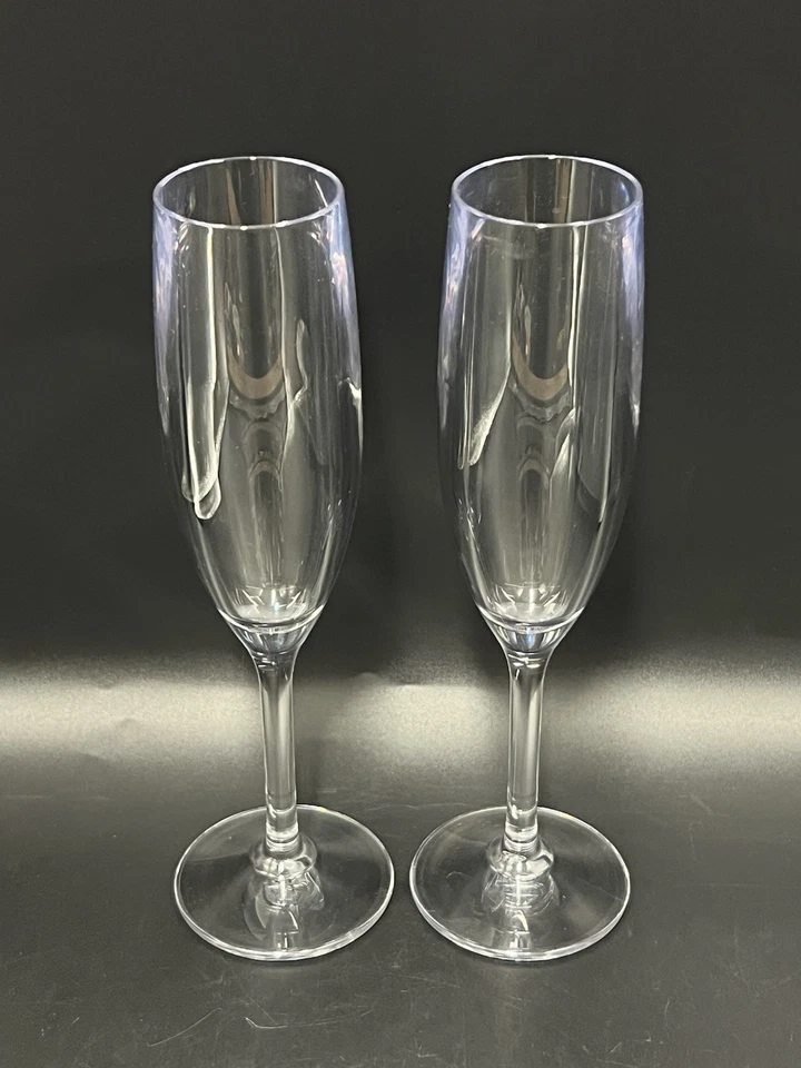 STRAHL 透明聚碳酸酯香槟长笛 ~ 2 件套 — 第 2/4 张图片