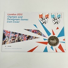 London 2012 Olympic And Paralympic Games &pound;5 Coin Cover Five Pound Coin